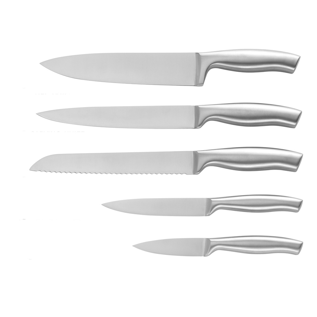 [693723634965-5件套] 6-Piece Set with Knife Block (2 Options) (5-Piece Set)